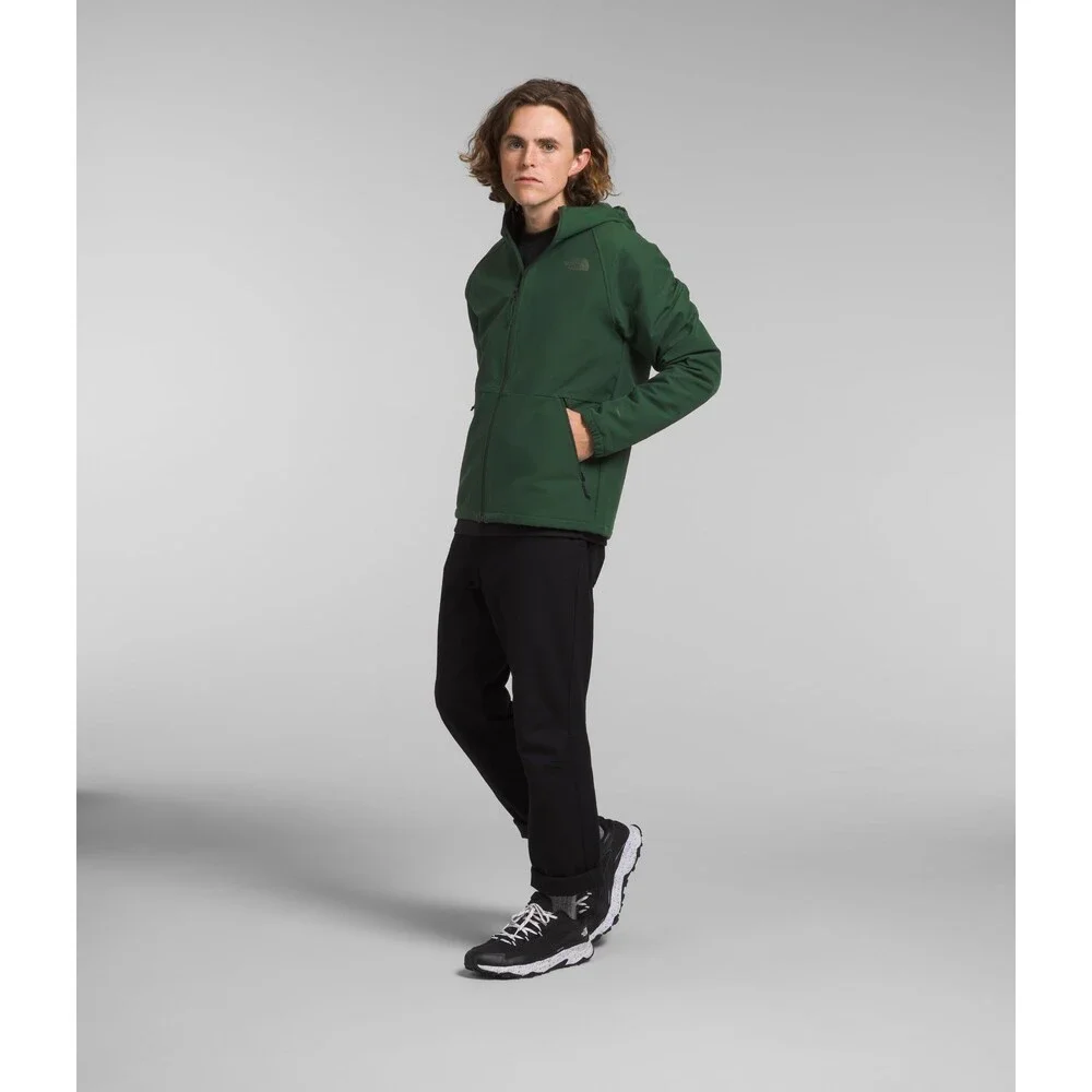The North Face Camden Soft Shell Jacket Men's 2XL Pine Needle Hooded UPS1145